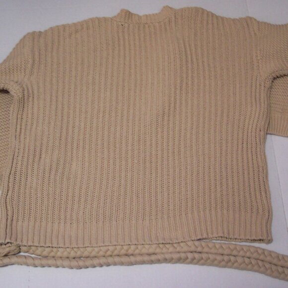 WHO WHAT WEAR OPEN CARDIGAN BEIGE - Picture 8 of 10